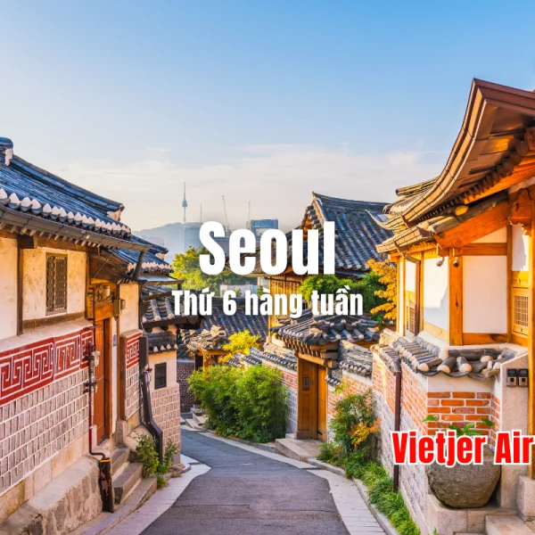 Hàn Quốc: Seoul - Nami - Everland 5 ngày 4 đêm | Tháng 9 2025 | Vietjet Air thứ 6 hàng tuần