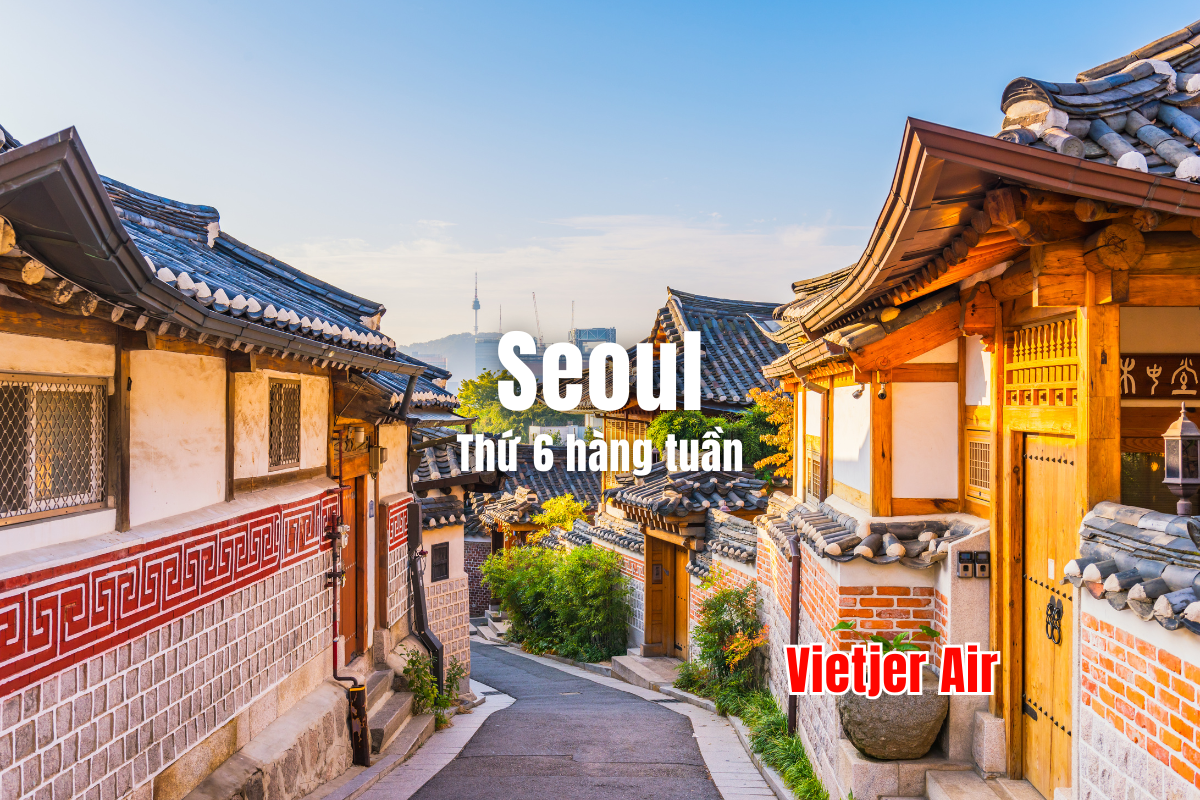 Hàn Quốc: Seoul - Nami - Everland 5 ngày 4 đêm | Tháng 9 2025 | Vietjet Air thứ 6 hàng tuần