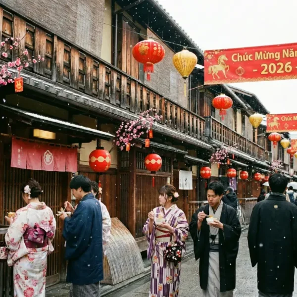 Nhật Bản Cung Đường Vàng: TOKYO – FUJI – NAGOYA – KYOTO – OSAKA | 6 Ngày 5 đêm | Tháng 2 2026 | Vietnam Airlines